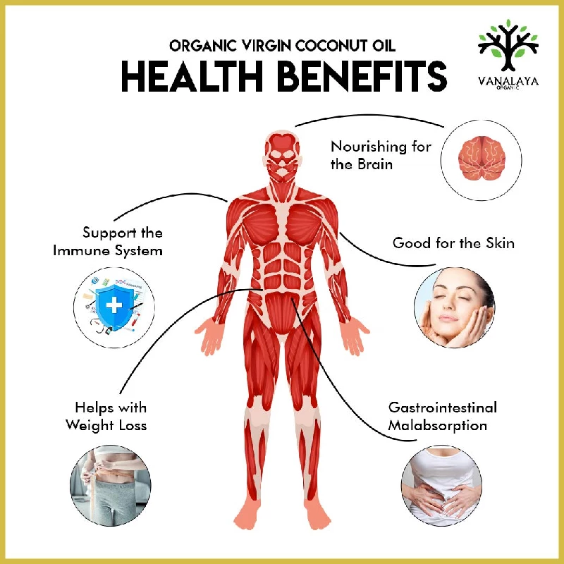 Vanalaya cold Pressed Virgin coconut oil Edible oil for Cooking skin hair and skin, 500 ml-6.webp